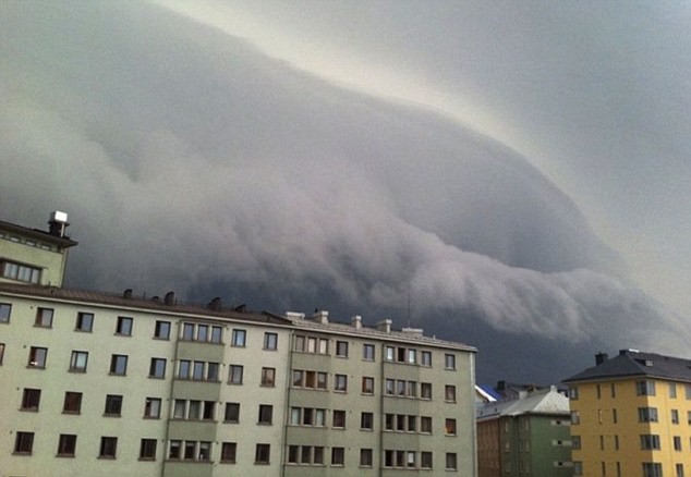 Hình ảnh giông bão do thiên nhiên gây ra tại Finland