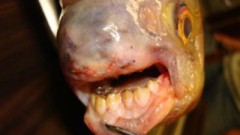 Phát hiện con cá có răng giống người ở Mỹ