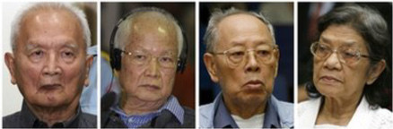 Truy tố bốn trùm Khmer Đỏ.