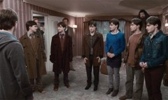7 chàng Harry Potter trong một cảnh phim