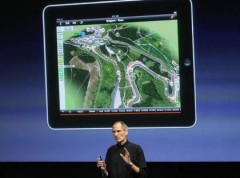 Steve Jobs trong một buổi hội thảo về ứng dụng cho iPad