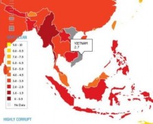 Việt Nam 'bớt tham nhũng' hơn năm ngoái