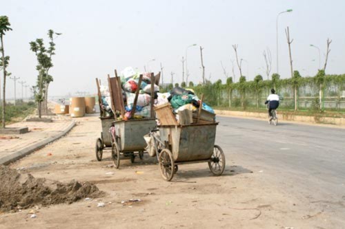 Đại lộ Thăng Long: Bãi phế thải khổng lồ, Tin tức trong ngày, Dai lo Thang Long, Ha noi, Phe thai, rac, dai lo