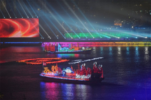 Lễ bế mạc ASIAD 16 rực rỡ sắc màu
