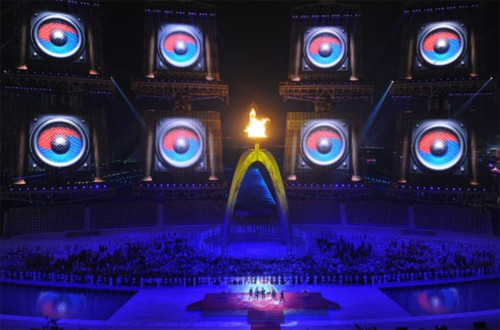 Lễ bế mạc ASIAD 16 rực rỡ sắc màu