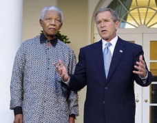 Mandela từng gọi Bush là 'tiểu nhân'