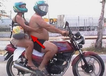Người và xe máy - những khoảnh khắc hài hước