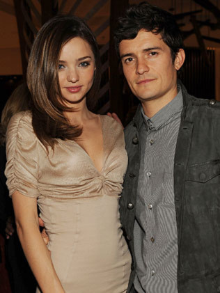 Orlando Bloom và Miranda Kerr.