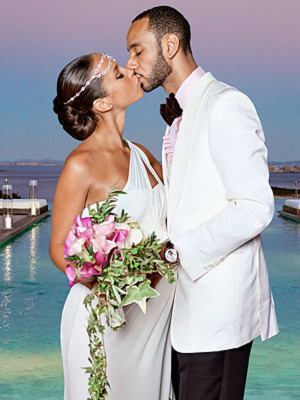 Alicia Keys và Swizz Beatz. Ảnh: People.