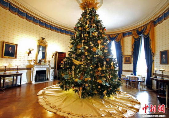 Nhà Trắng trang hoàng lộng lẫy cho mùa Noel 2010