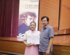 Nữ sinh Việt Nam giành giải nhất cuộc thi piano quốc tế