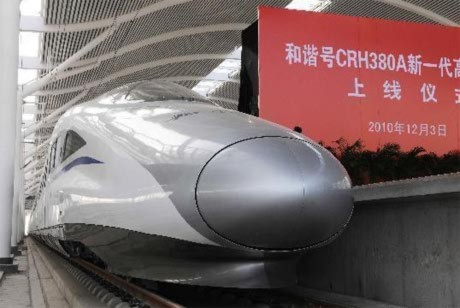 Tàu tốc hành Trung Quốc lập kỷ lục thế giới