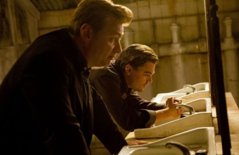 Đạo diễn Christopher Nolan và diễn viên chính Leonardo DiCaprio của Inception.