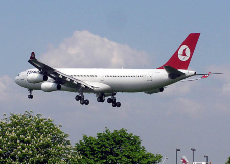 Một máy bay của hãng hàng không Turkish Airlines. Ảnh: wordpress.com.