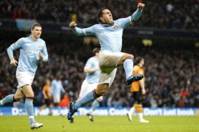 Tevez đang là cầu thủ quan trọng nhất của Man City.