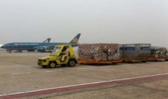 Máy bay Vietnam Airlines bị xe đầu kéo đâm hỏng càng