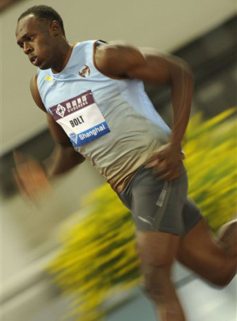 Usain Bolt vừa có một năm 2009 không thành công vì chấn thương và phong độ sa sút. Ảnh: AFP.