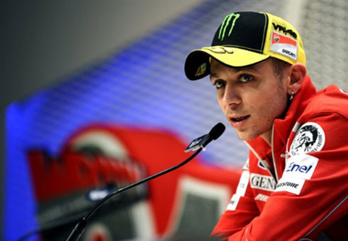 Valentino Rossi. Ảnh: AFP.