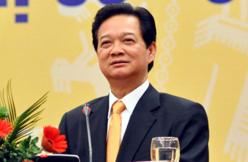 Thủ tướng tiếp tục khẳng định việc kiềm chế lạm phát sẽ là nhiệm vụ trọng tâm của kinh tế năm 2011. Ảnh: Nhật Minh