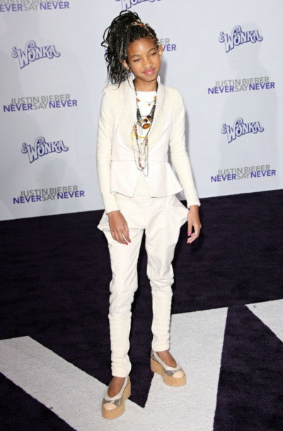 Ca sĩ kiêm diễn viên nhí Willow Smith. Ảnh: WEN.