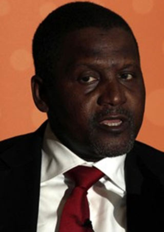 Tỷ phú Aliko Dangote.