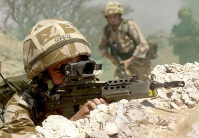 Biệt kích của Anh trên chiến trường. Ảnh: AFP