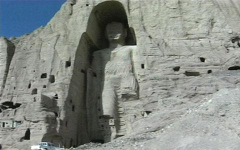 Tượng Phật khắc trong vách núi ở Bamayan, Afghanistan