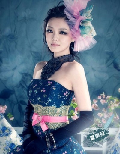 Từ Hy Viên làm cô dâu trong một bộ ảnh thời trang trước đây.