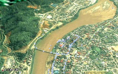 Đẹp sửng sốt hình ảnh sông Hồng chụp từ vũ trụ