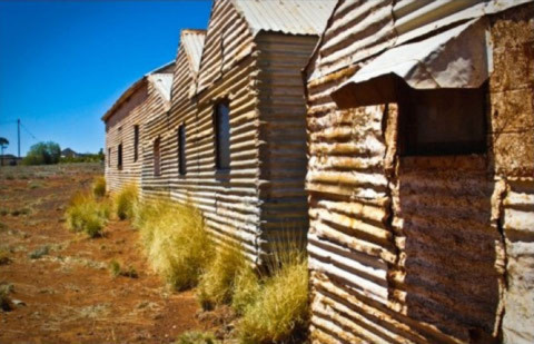 Nhà của những người thổ dân da đỏ bò hoang từ thế kỉ 20.