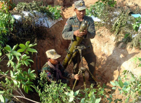 Các binh sĩ Campuchia