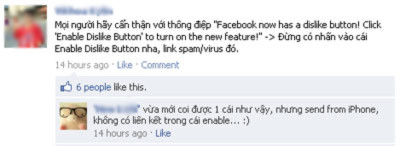 Cẩn thận sập bẫy "Dislike" trên Facebook