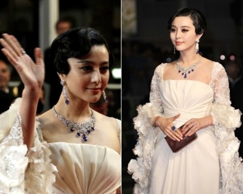 Nữ diễn viên tiếp tục tỏa sáng với bộ váy trắng cầu kỳ trong buổi ra mắt phim