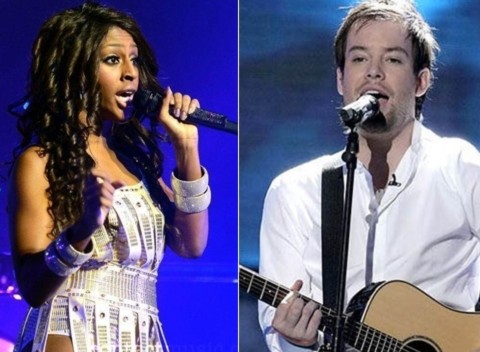 Alexandra Burke và David Cook, hai thần tượng âm nhạc Anh và Mỹ sắp đến Việt Nam. Ảnh: