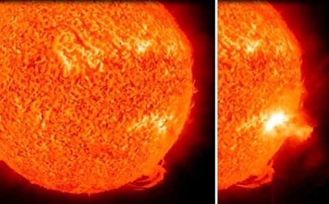 "Bão lửa" từ mặt trời đe dọa trái đất