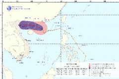 Bão số 2 sẽ gây mưa lớn ở miền Bắc