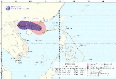Bão số 2 sẽ gây mưa lớn ở miền Bắc