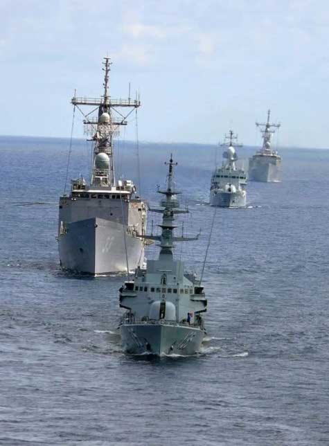 Hải quân 5 nước Đông Nam Á tập trận chung với Mỹ