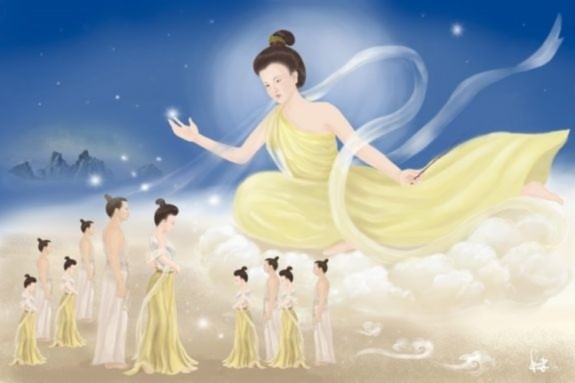 Nữ Oa sáng tạo ra loài người