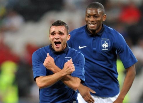 Những ngôi sao mới như Marvin Martin được chờ đợi sẽ làm tăng tính cạnh tranh trong tuyển Pháp và từ đó, nâng cao chất lượng đội bóng. Ảnh: AFP.
