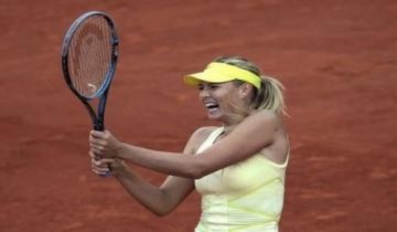 Sharapova ung dung vào bán kết Pháp mở rộng