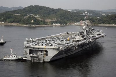 Siêu tàu sân bay Mỹ rời Nhật Bản, “tuần tra” tây Thái Bình Dương