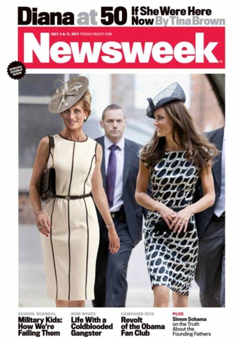 Bìa tạp chí Newsweek số kỷ niệm sinh nhật Công nương xứ Wales.