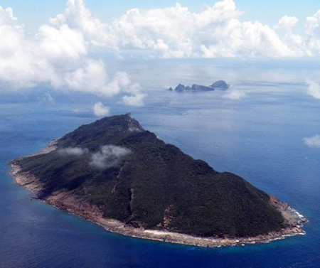 Quần đảo tranh chấp Senkaku/Điếu Ngư ở Hoa Đông.