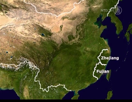 Quân đội được triển khai trên hai tỉnh ven biển Phúc Kiến và Chiết Giang.