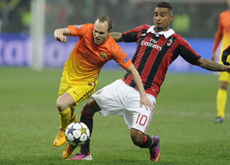 Bàn mở tỷ số của Boateng là bước ngoặt giúp AC Milan chiến thắng