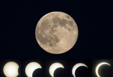 Mặt trăng muôn hình vạn trạng khiến con người thích thú thưởng ngoạn. (Ảnh:AFP)