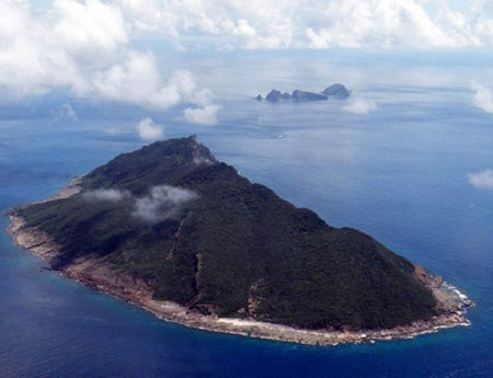 Quần đảo tranh chấp Senkaku/Điếu Ngư.