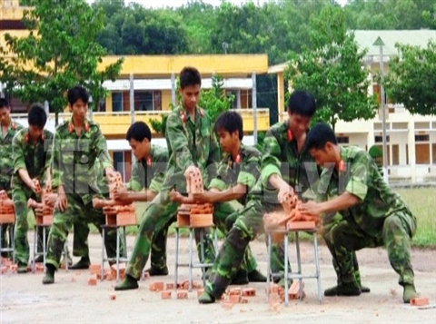 Bộ đội đặc công “lộ” tuyệt kỹ võ công