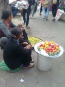Bánh xu xê "3 không" với màu sắc sặc sỡ